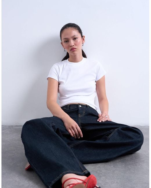 TOPSHOP White Everyday Tee