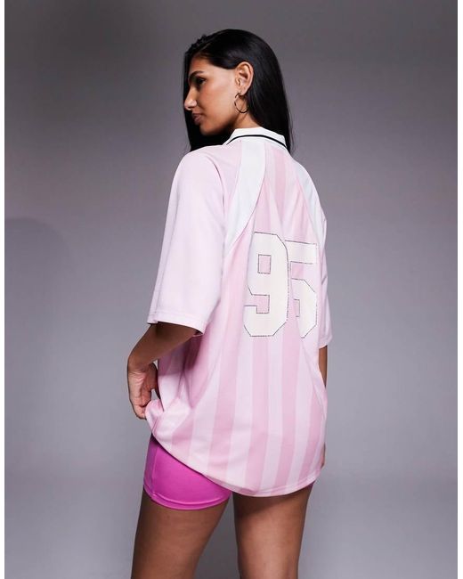 Juicy Couture Purple Football Logo Polo T-Shirt
