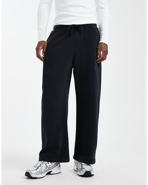 Hollister White Super Baggy Graphic Joggers for men