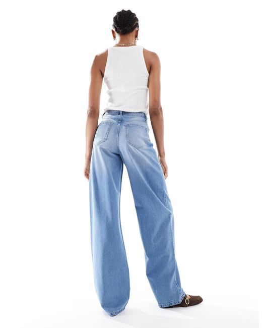 Vero Moda Blue – kirsa – weite jeans