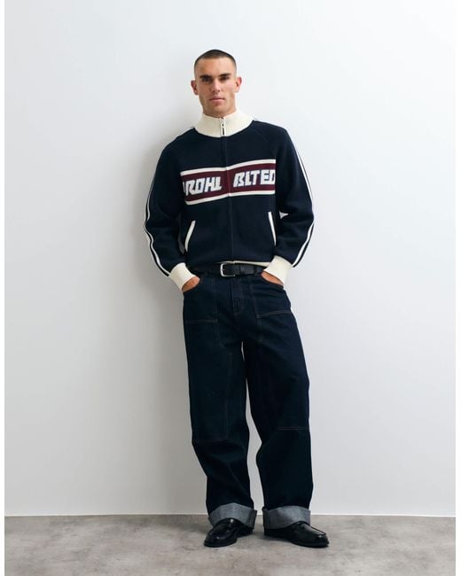 Veste Prohibited pour homme en coloris Blue