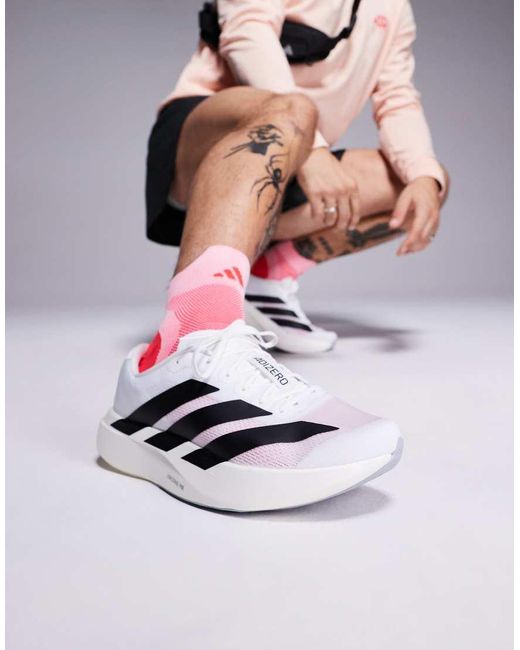 Adidas Originals Gray Adidas Running Adizero Evo Sl Trainers
