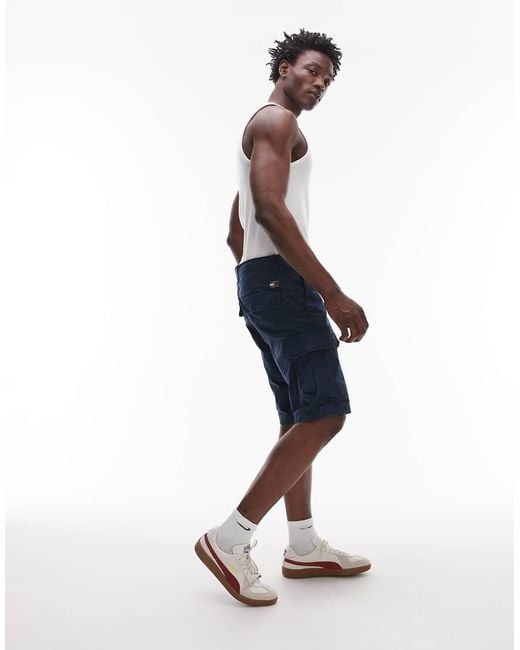Tommy Hilfiger Blue Otis Regular Cargo Shorts for men