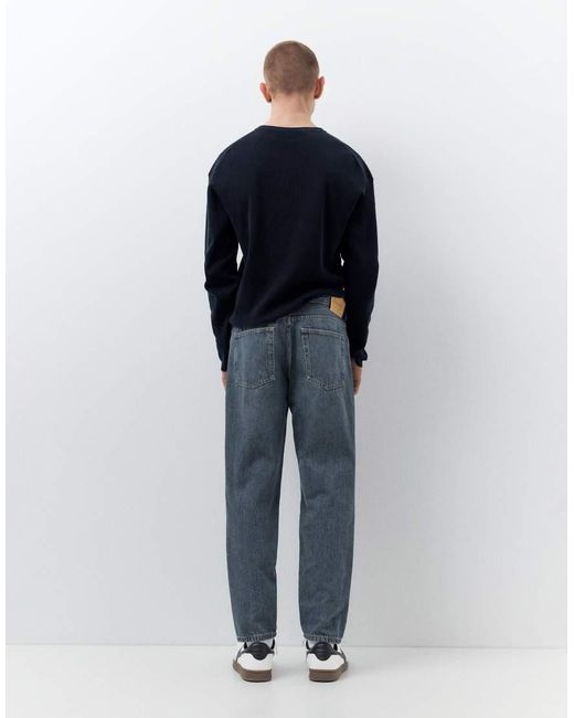 Pull&Bear Blue Standard Jeans for men