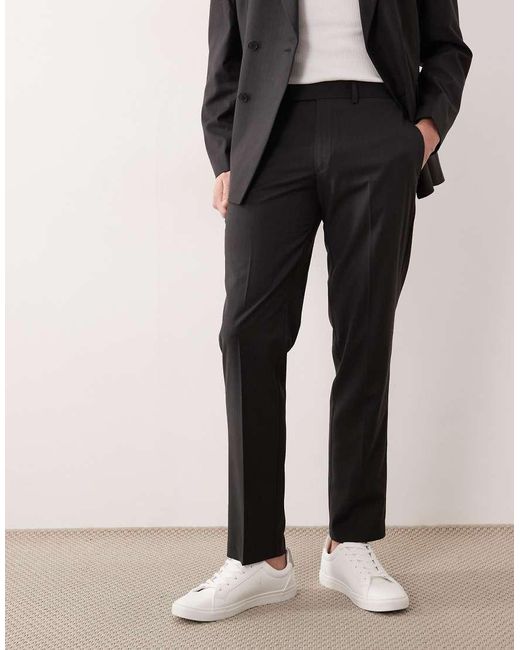 ASOS Natural Slim Suit Trousers for men