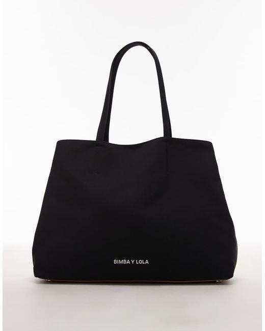 Borsa Shopping Grande Nera di Bimba Y Lola in Blue