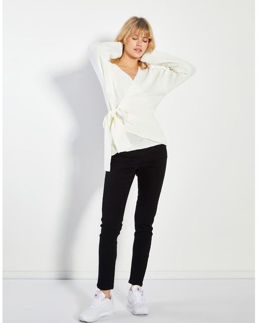 Glamorous White Tie Cardigans