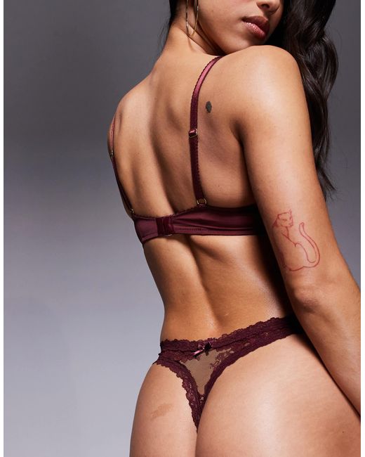 Boux Avenue Black – carissa – tanga