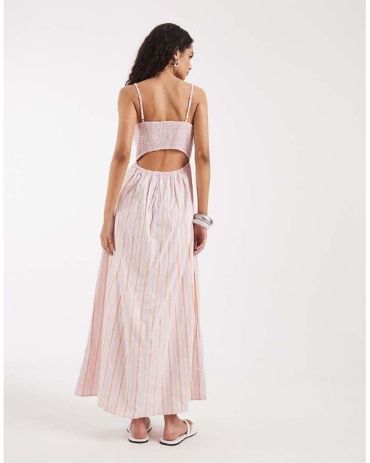 Vero Moda Pink Cami Midi Dress