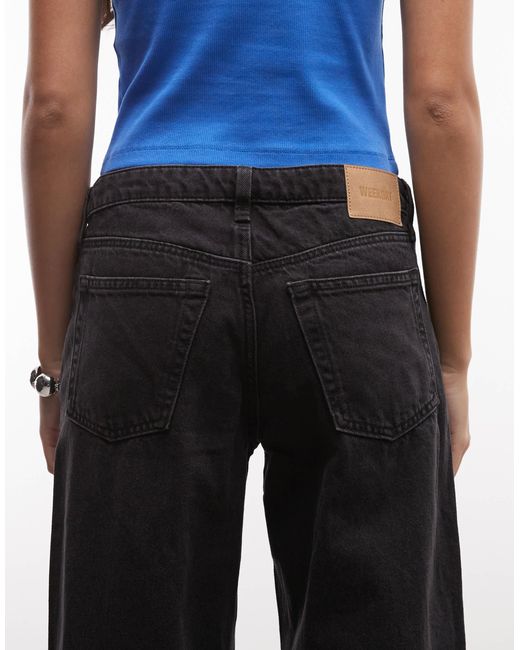 Ample - jean ample à taille basse Weekday en coloris Blue