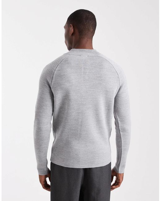 ASOS – strickpullover in Gray für Herren