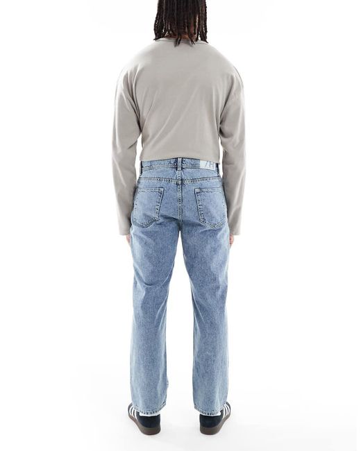 SELECTED Blue Kobe Wide Fit Jeans for men