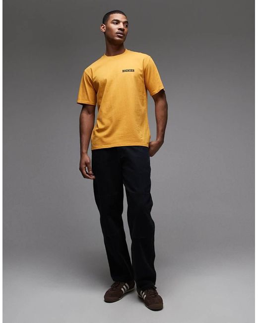 Dickies Yellow Darrtown T-shirt for men