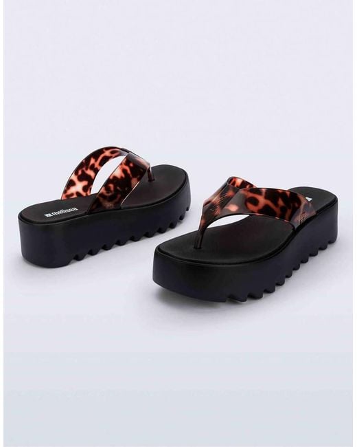 Melissa Brown Thong Platforms