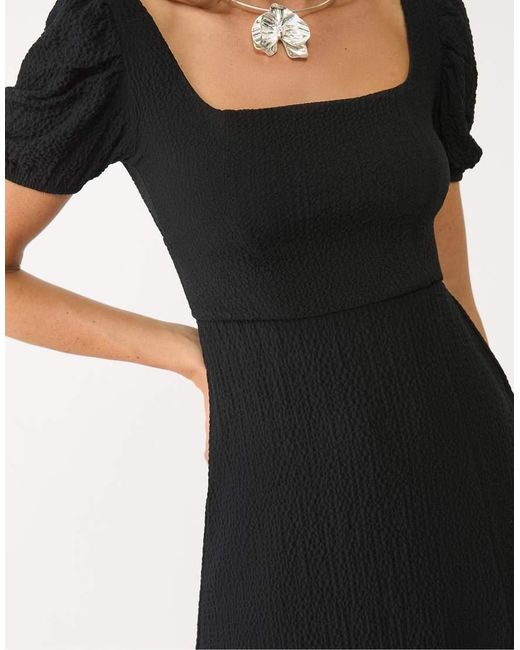Stradivarius Black Maxi Dress With Cross Back