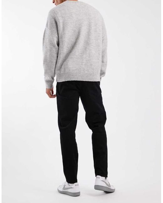ASOS White Tapered Jeans for men
