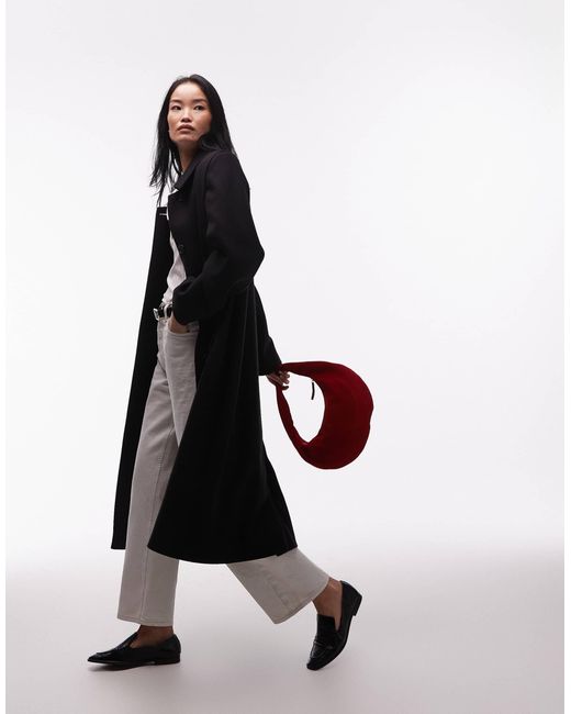 & Other Stories White – maxi-mantel aus wollmix