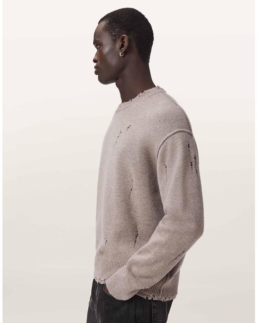 Wolf - pull ras AllSaints pour homme en coloris Natural