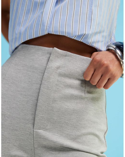 ASOS Blue Ponte Capri Pant