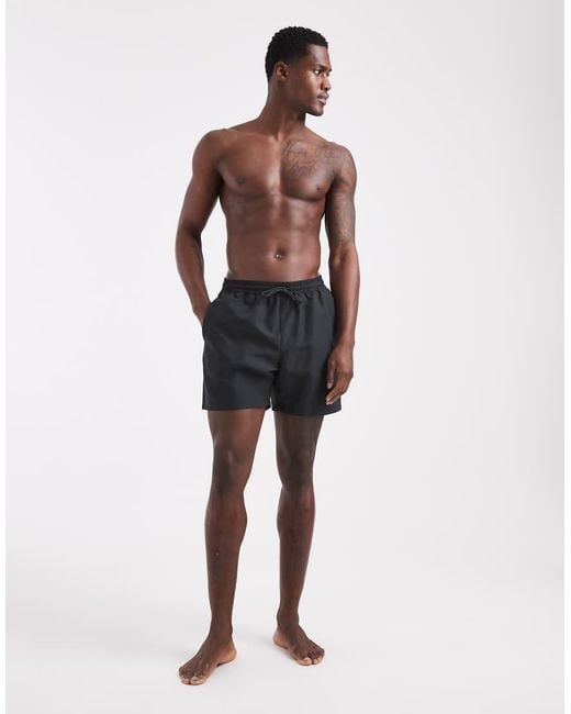 ASOS Black Swim Shorts for men