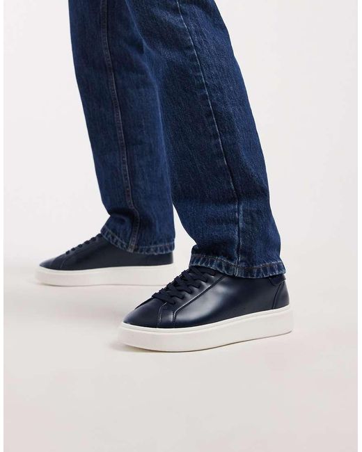 ASOS Blue Lace Up Sneakers for men