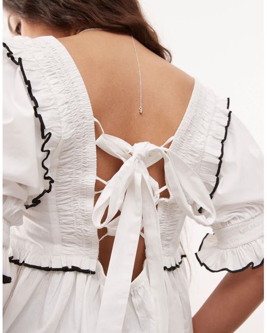 Collusion White – bluse