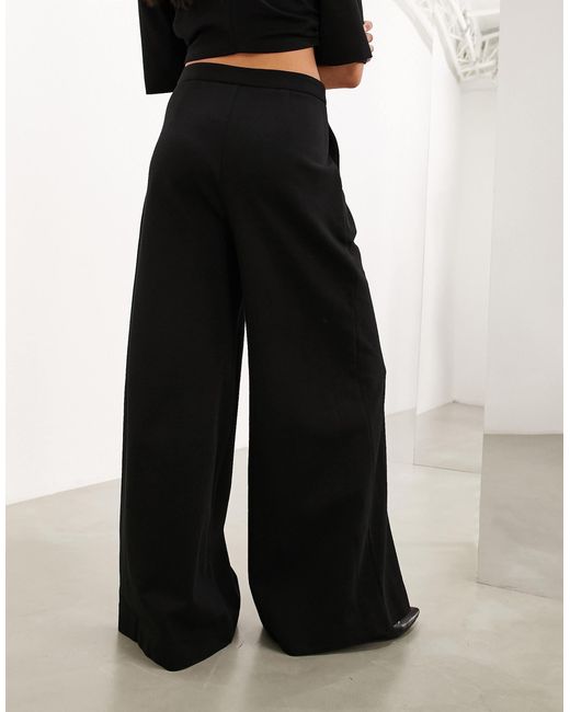 ASOS Black – hose aus erstklassigem, strukturiertem jersey