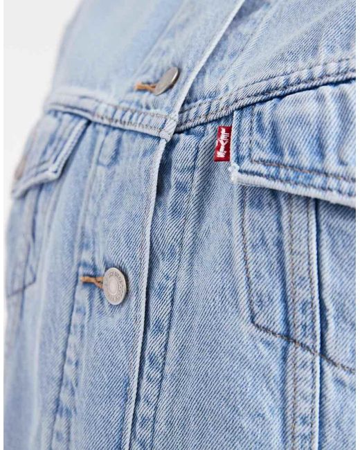 Levi's Blue Blouson Denim Vintage Gilet