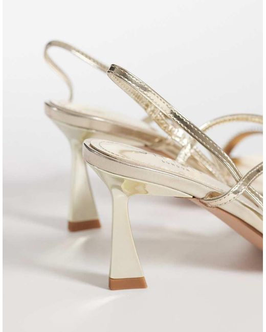 SIMMI Metallic Simmi London Gillespie High Heeled Sandals