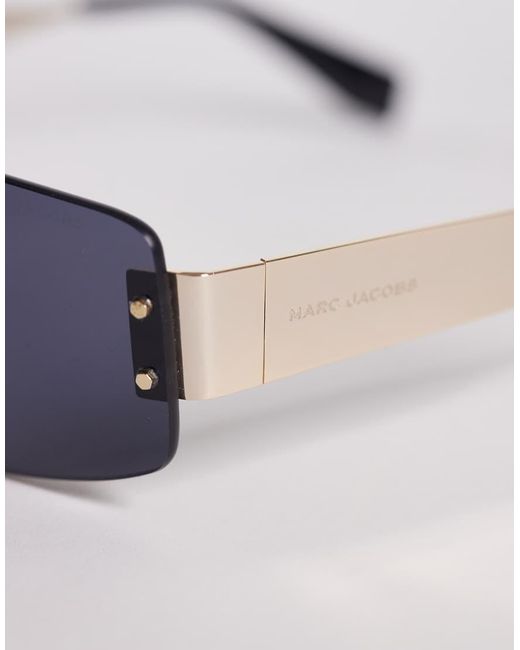 Marc Jacobs Blue Marc Jacobs Square Sunglasses