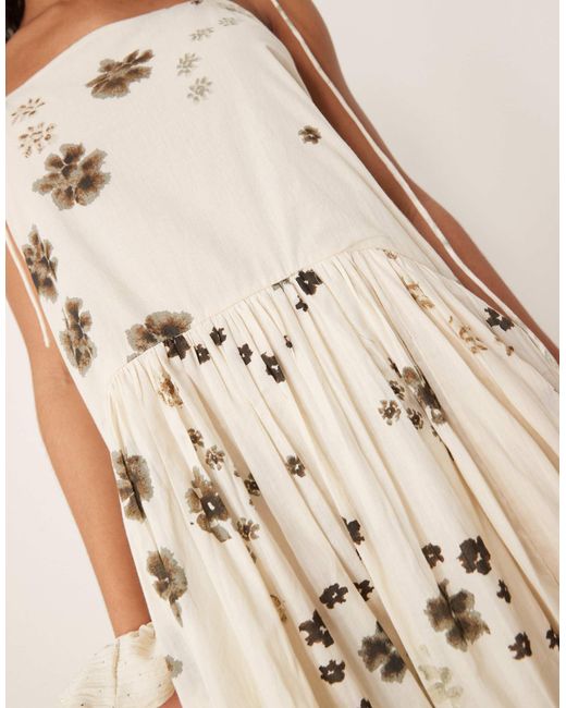 ASOS Natural – maxikleid