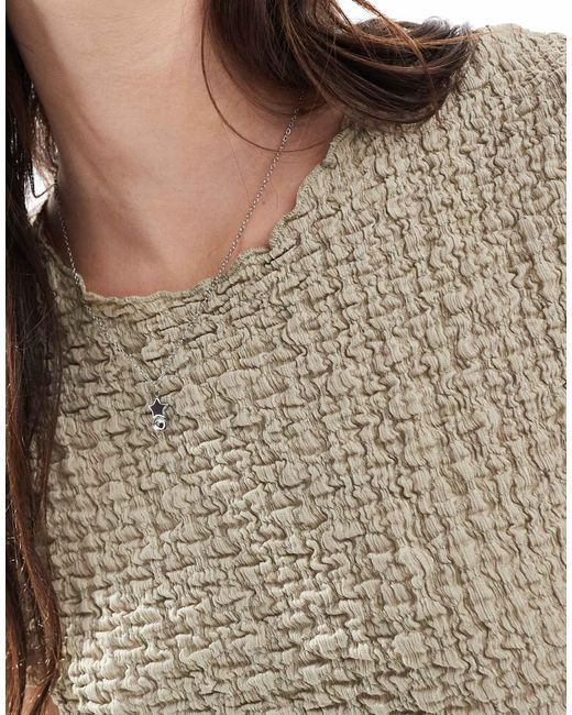 ONLY Natural Textured Sleeveless Top