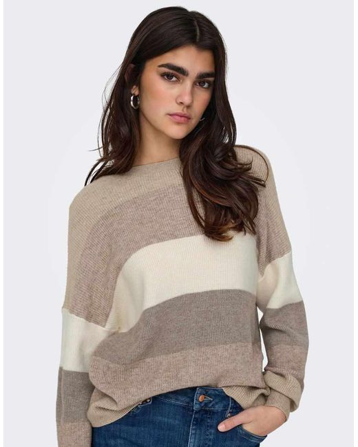 ONLY Blue Knitted Pullover