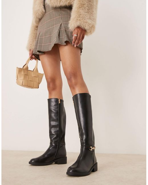 New Look Natural – kniehohe reiterstiefel