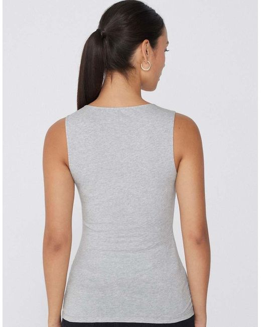 Tezenis Gray Camisole With Wide Straps