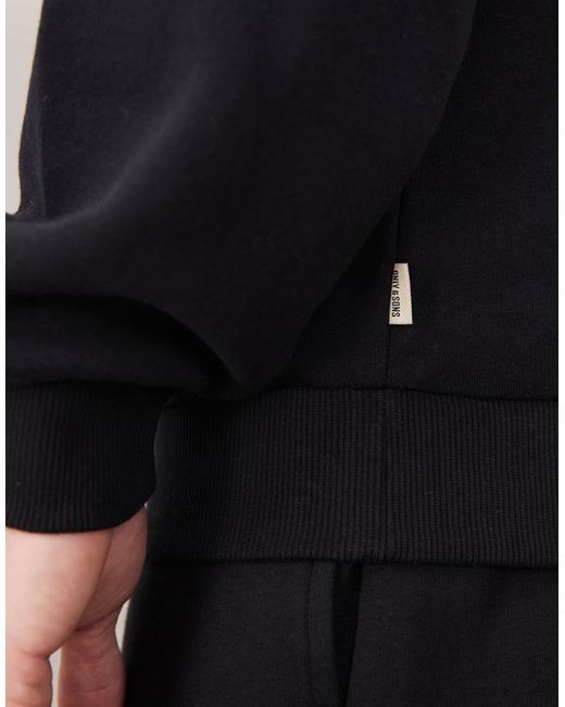 Sweat d'ensemble oversize Only & Sons pour homme en coloris Black