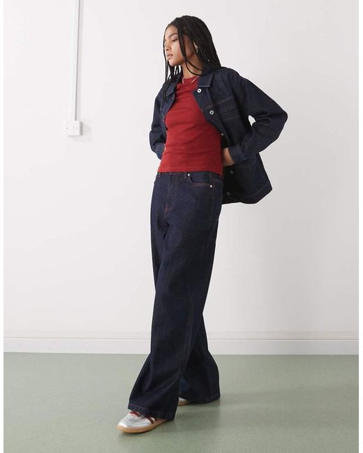 Collusion Blue X011 Carpenter Mid Rise Jean