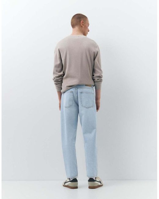 Pull&Bear Blue Standard Jeans for men