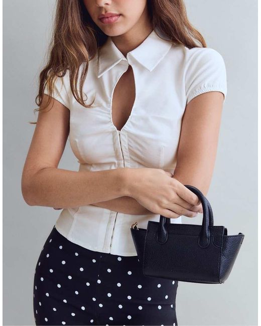 Stradivarius Black Mini Crossbody Bag