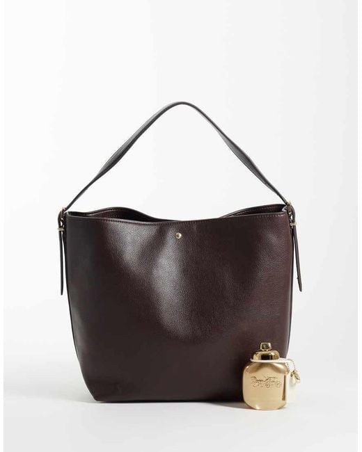 Mango Brown Bucket Bag