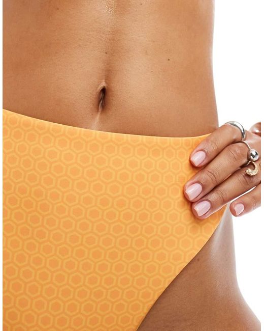 OOSC Orange Tangerine Squeeze Mix And Match Mile High Bikini Bottoms