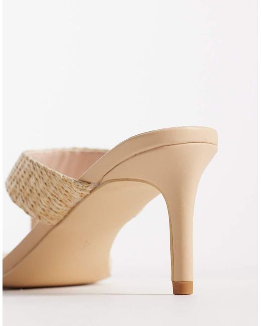 Raid Natural Mystia Heeled Flip Flops