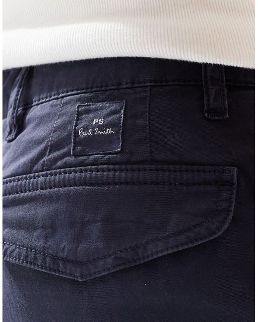 Paul Smith Blue Tapered Chino Trousers for men