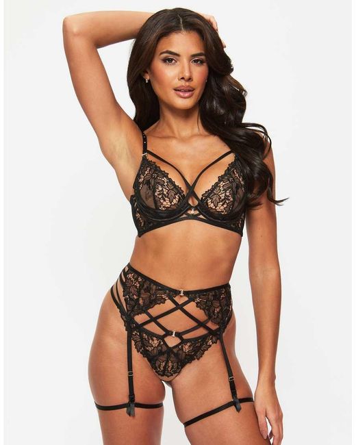 Ann Summers Black Untold Desire Non Padded Plunge Bra