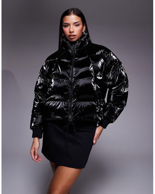 HUGO Black Short Puffer Jacket