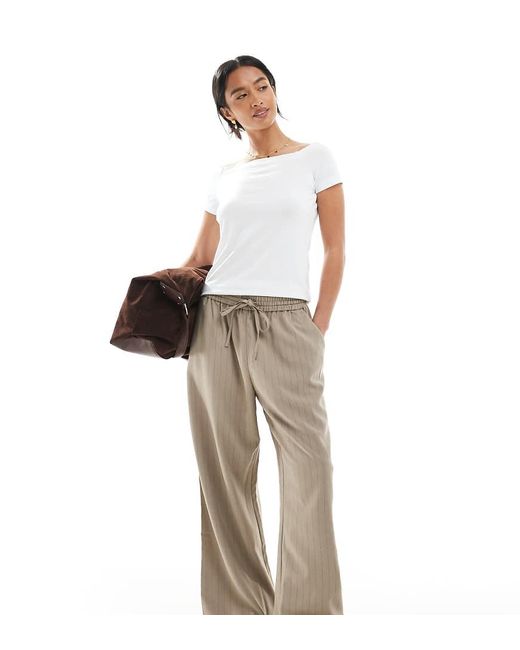 Miss Selfridge White Relaxed Sweatpants