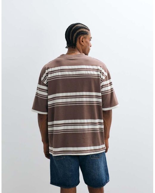 ASOS Blue Heavyweight Oversized T-shirt for men