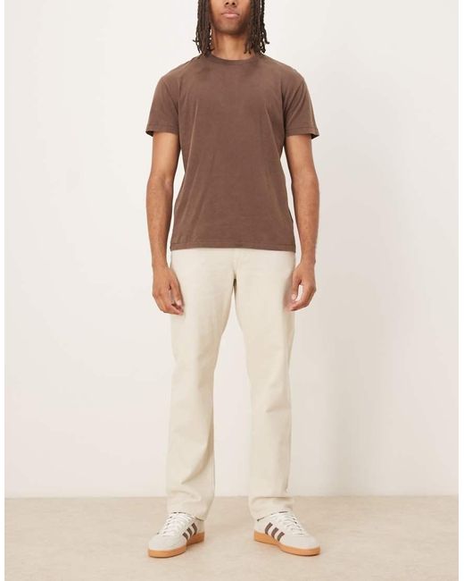 Abercrombie & Fitch Essentials in het Natural voor heren