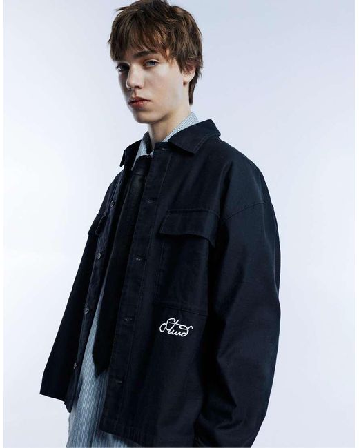 Stwd di Pull&Bear in Blue da Uomo
