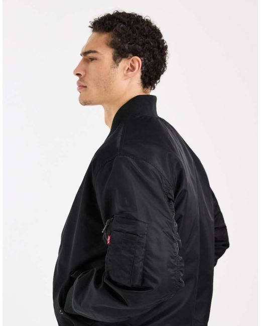 Levi's Blue Ma-1 Bomber Jacket for men